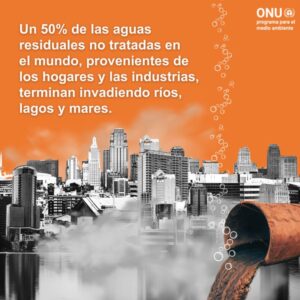 sacando y contaminando agua