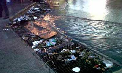 contaminación calles