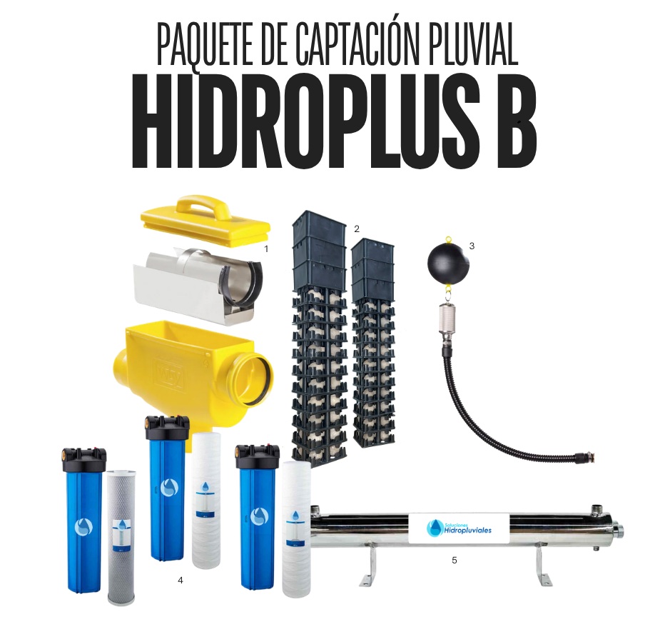 Sistema de captación pluvial hidroplus
